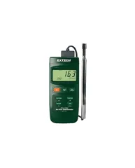 Air Flow Meter Portable Heavy Duty CFM Hot Wire ThermoAnemometer  Extech 407119 NIST Certificate Calibration 